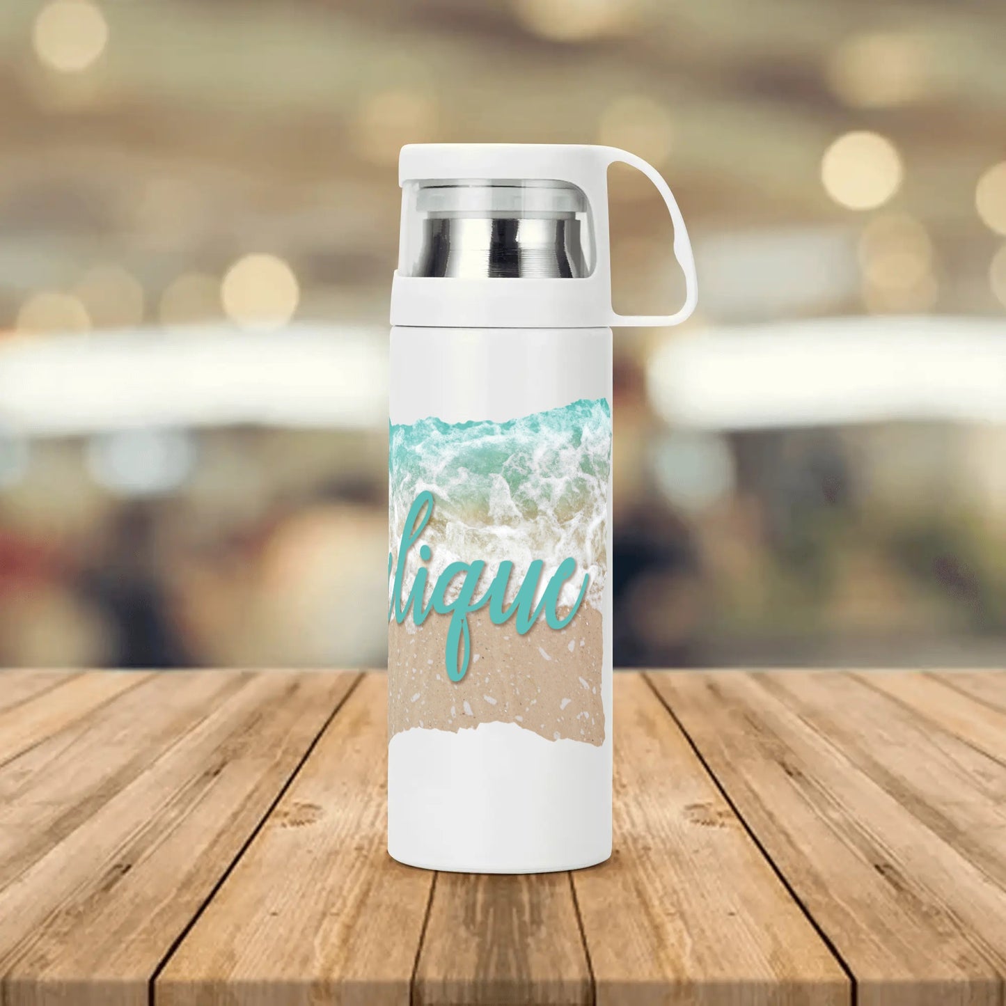Sublimation Vacuum Bottle with Cup